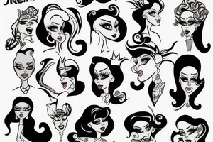 Drag race tattoo idea