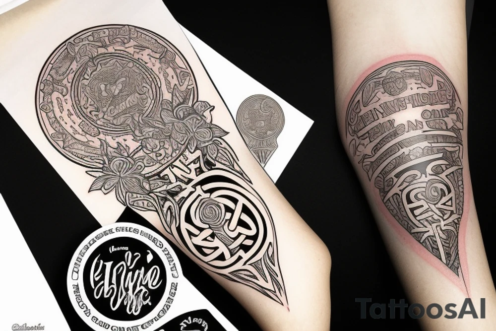 irish sunrise tattoo idea