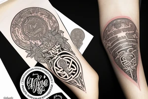 irish sunrise tattoo idea