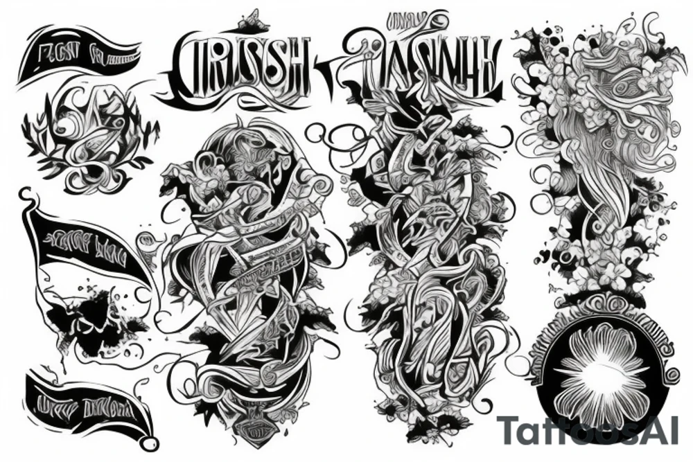 irish sunrise tattoo idea