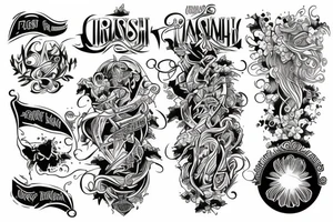 irish sunrise tattoo idea