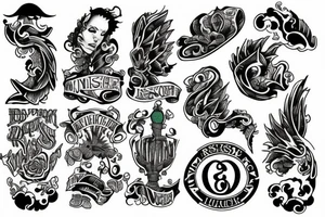 irish themed rising from the ashes tattoo idea