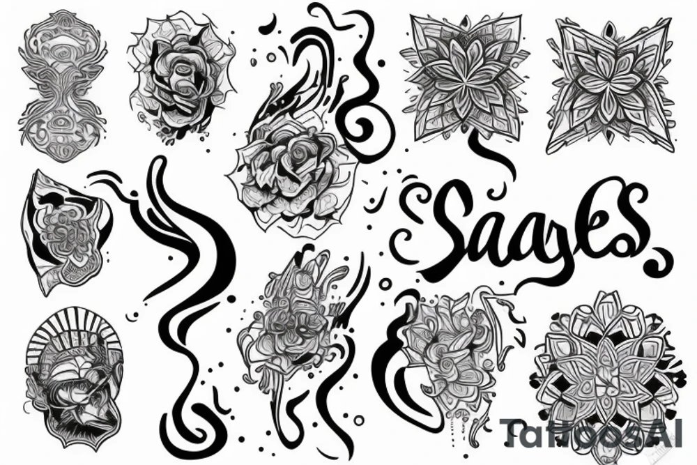 calmness tattoo idea
