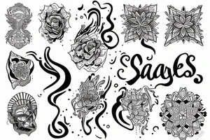 calmness tattoo idea