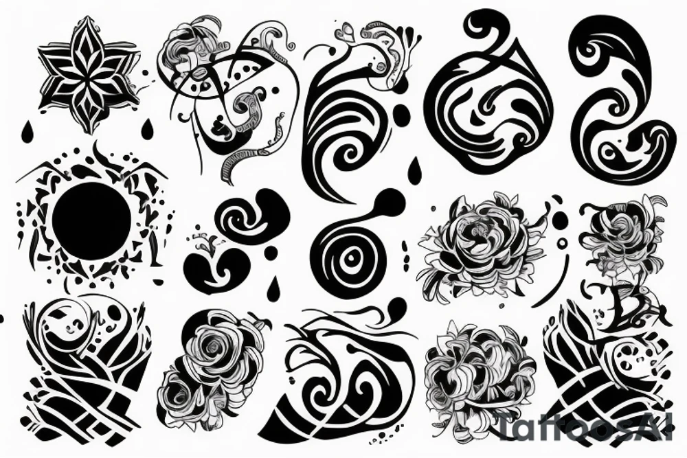 calmness tattoo idea