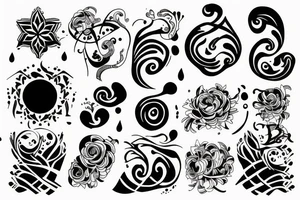 calmness tattoo idea