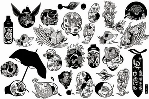Hayikuu tattoo idea