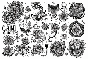 tiny tattoo that symbolizes calmness tattoo idea