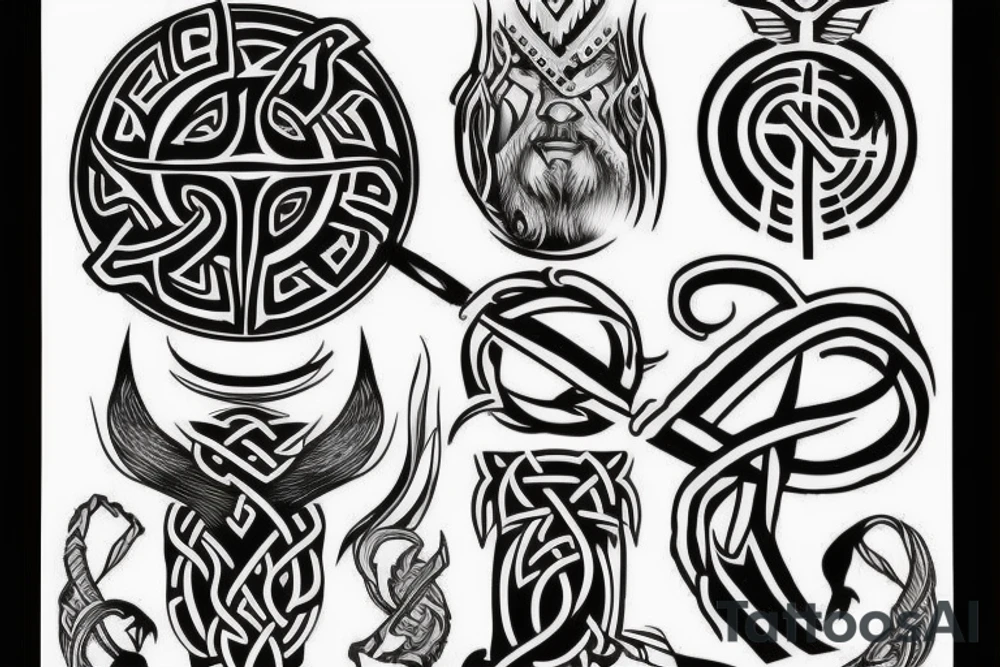 viking, rune tattoo idea
