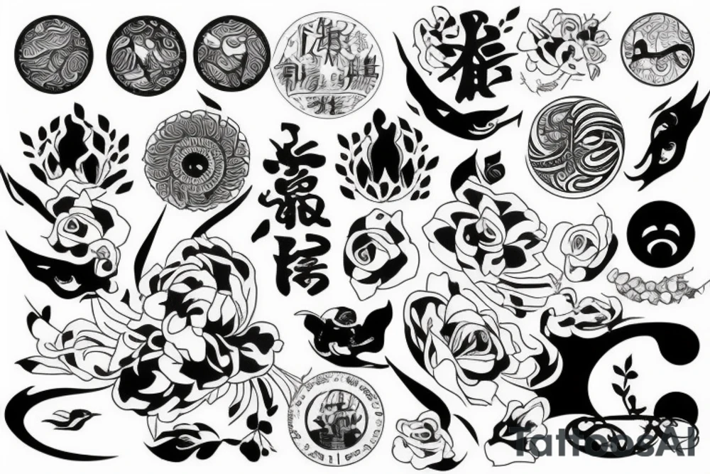 calm tattoo idea