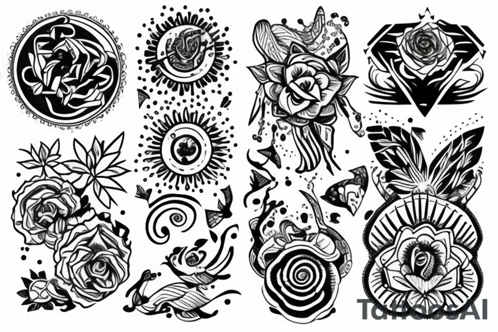 calm tattoo idea