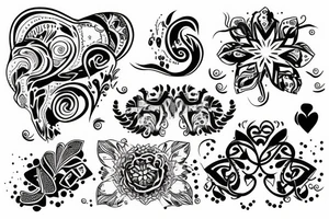 calm tattoo idea