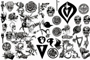 Old Key tattoo idea
