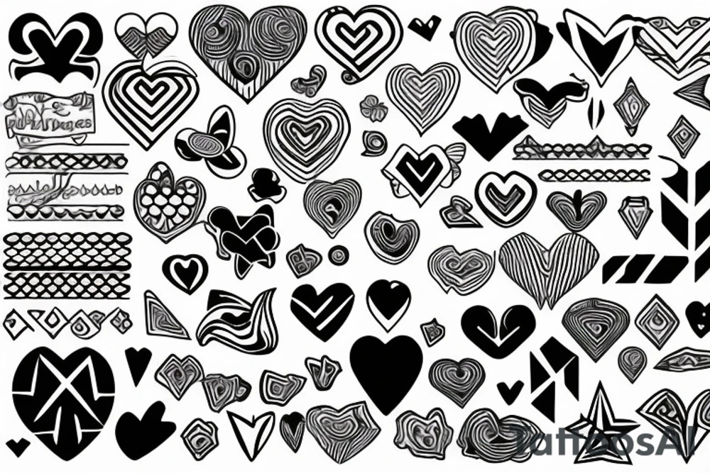 heart tattoo idea