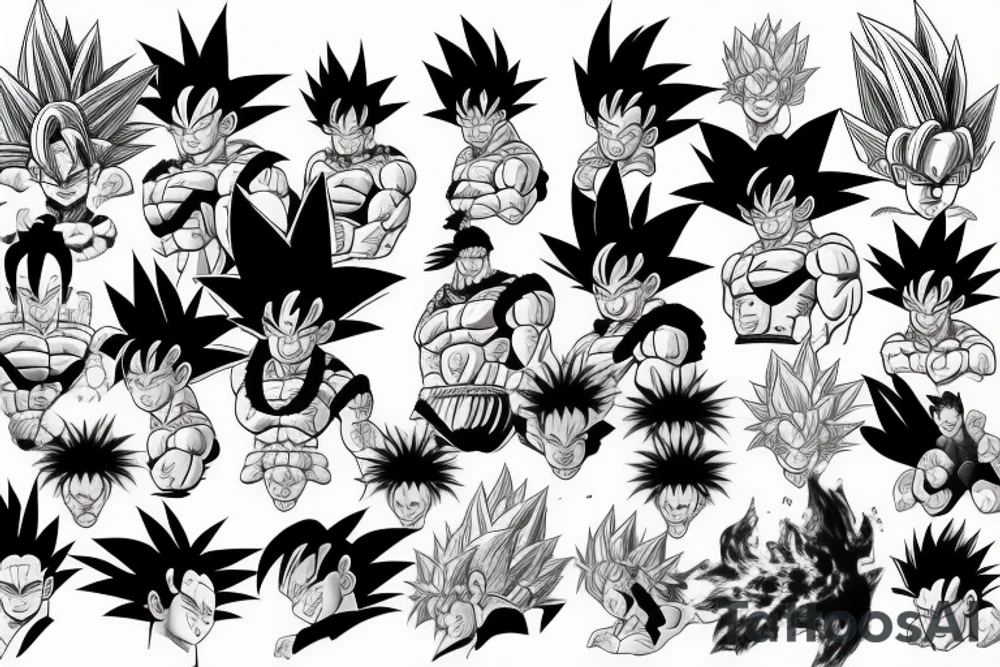 Goku tattoo idea