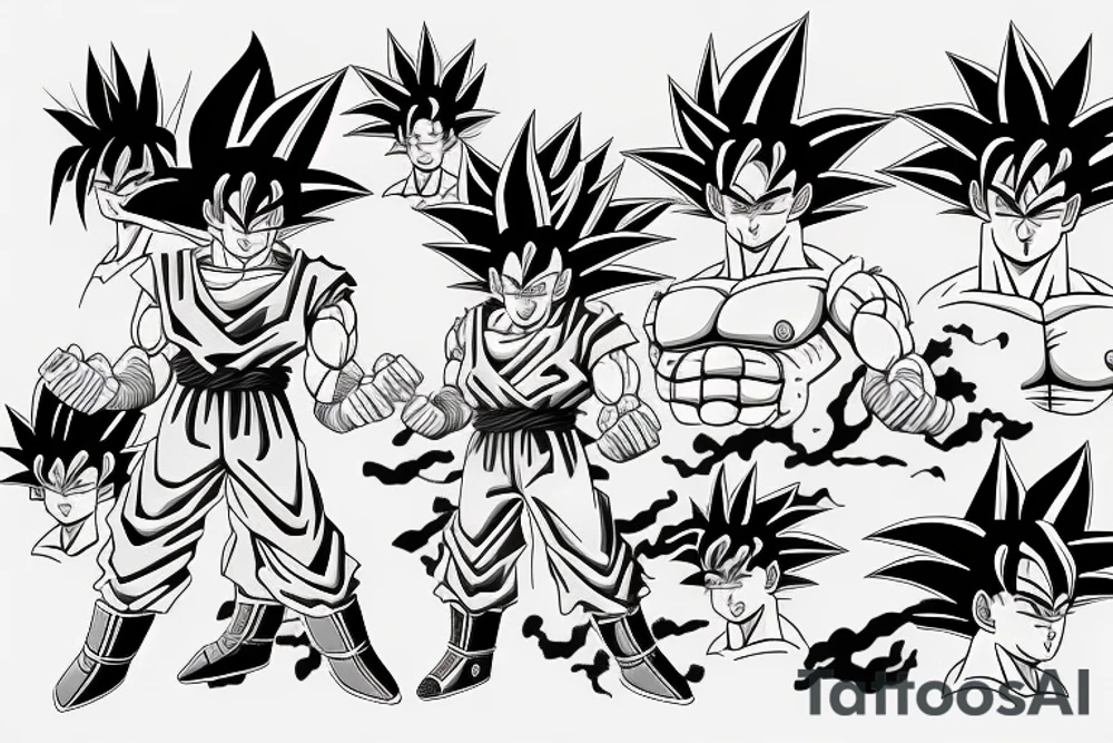 Goku tattoo idea