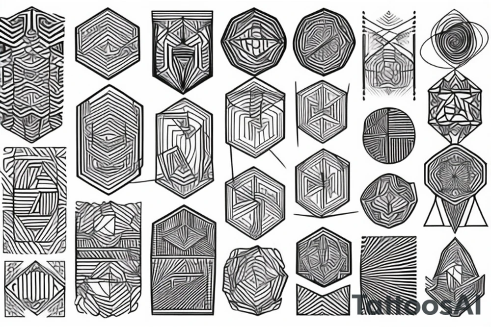 lines tattoo idea