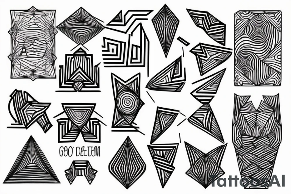 lines tattoo idea