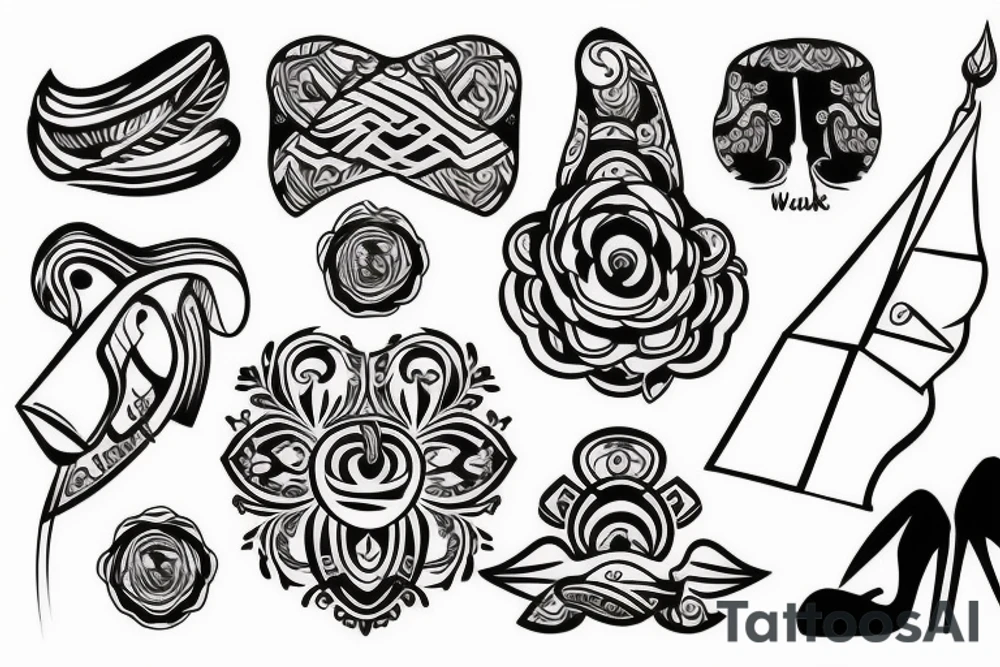 Walka,wytrwałość,ból tattoo idea