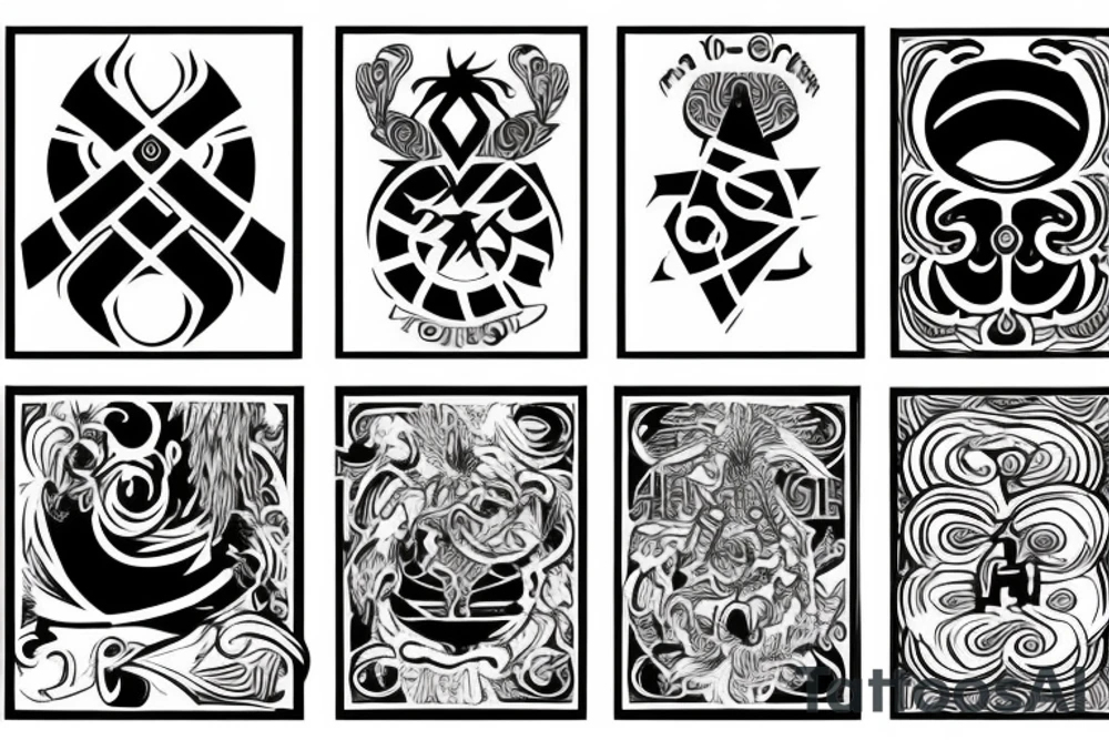 Alfa omega tattoo idea