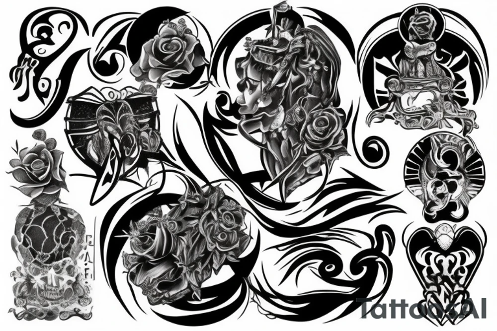 Alfa omega tattoo idea