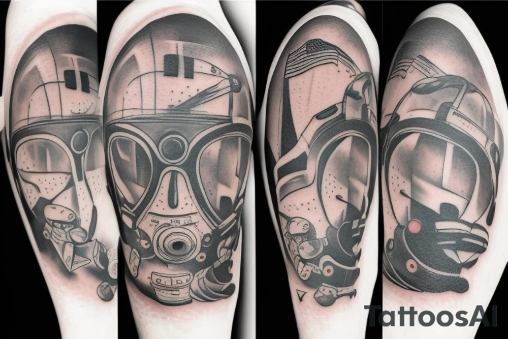astronaut tattoo idea