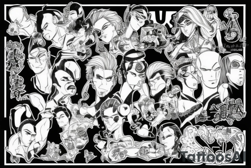 jojo bizzare adventure tattoo idea