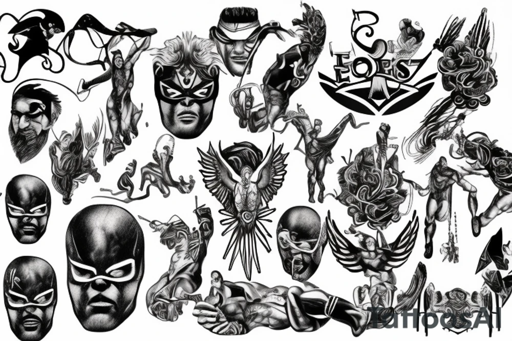 Zeus Posejdon heros tattoo idea