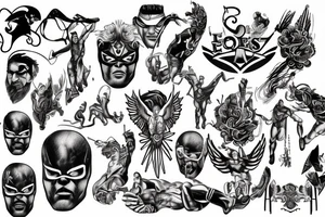Zeus Posejdon heros tattoo idea
