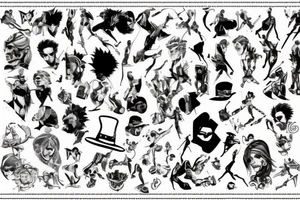 all jojo tattoo idea