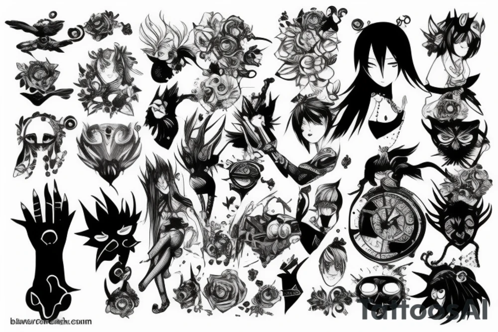 Black tattoo idea