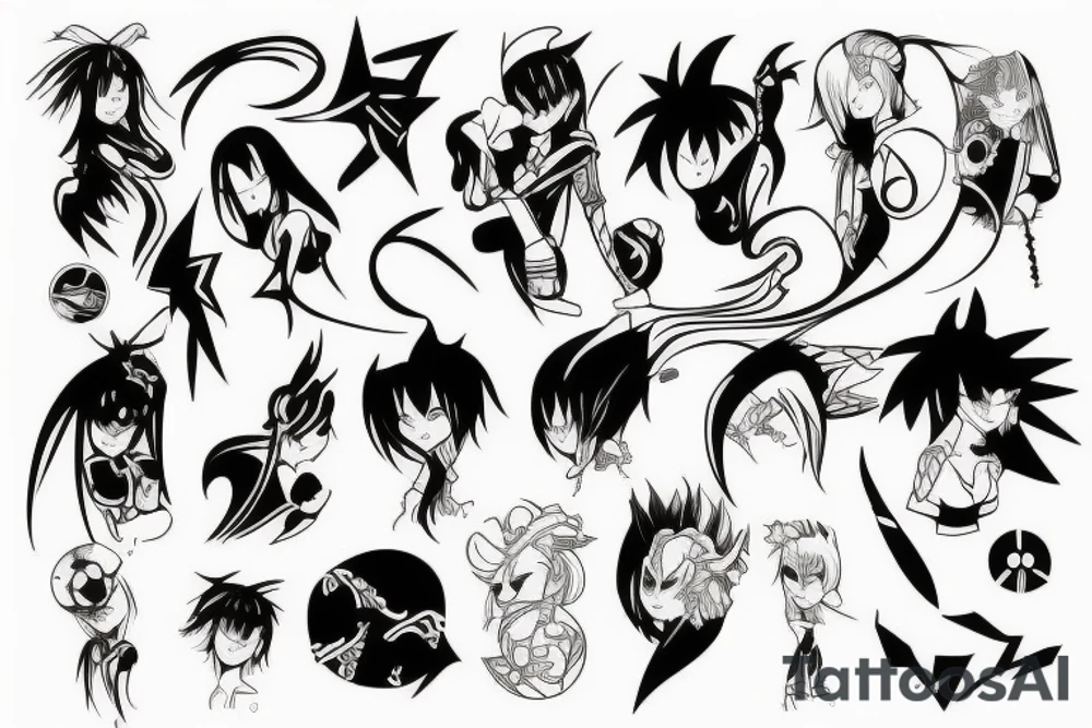Black tattoo idea