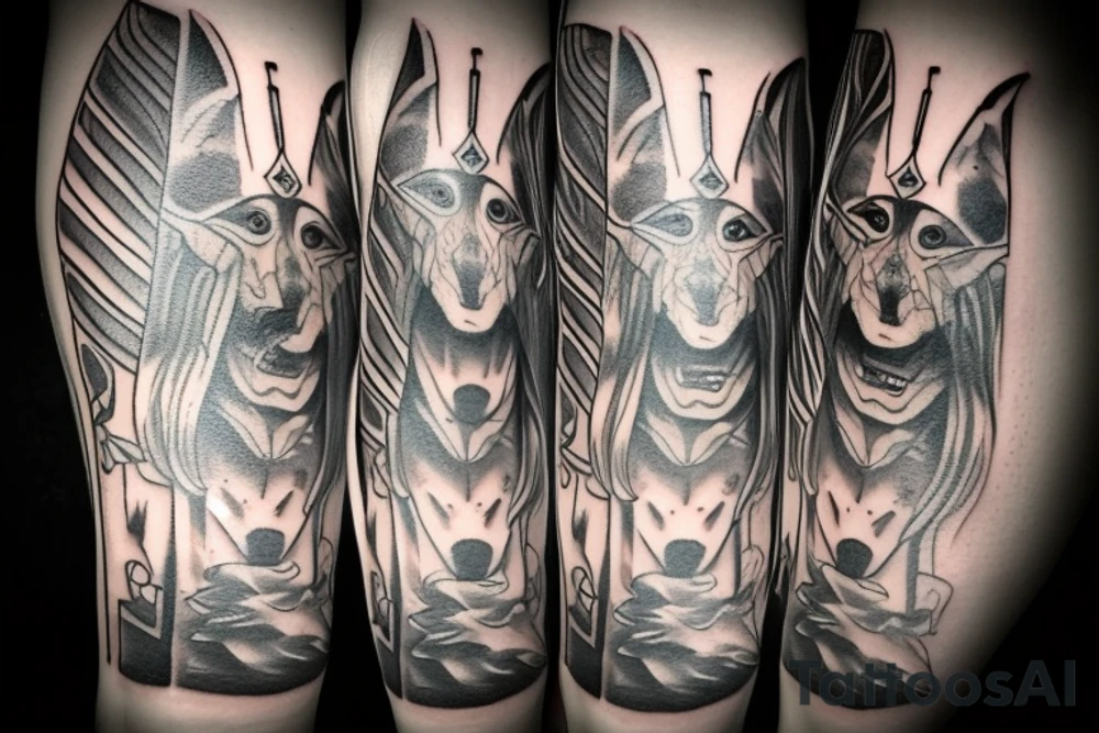 anubis tattoo idea