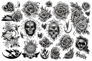 Tatto style old tattoo idea