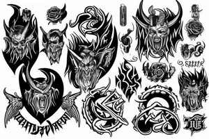 Satan tattoo idea