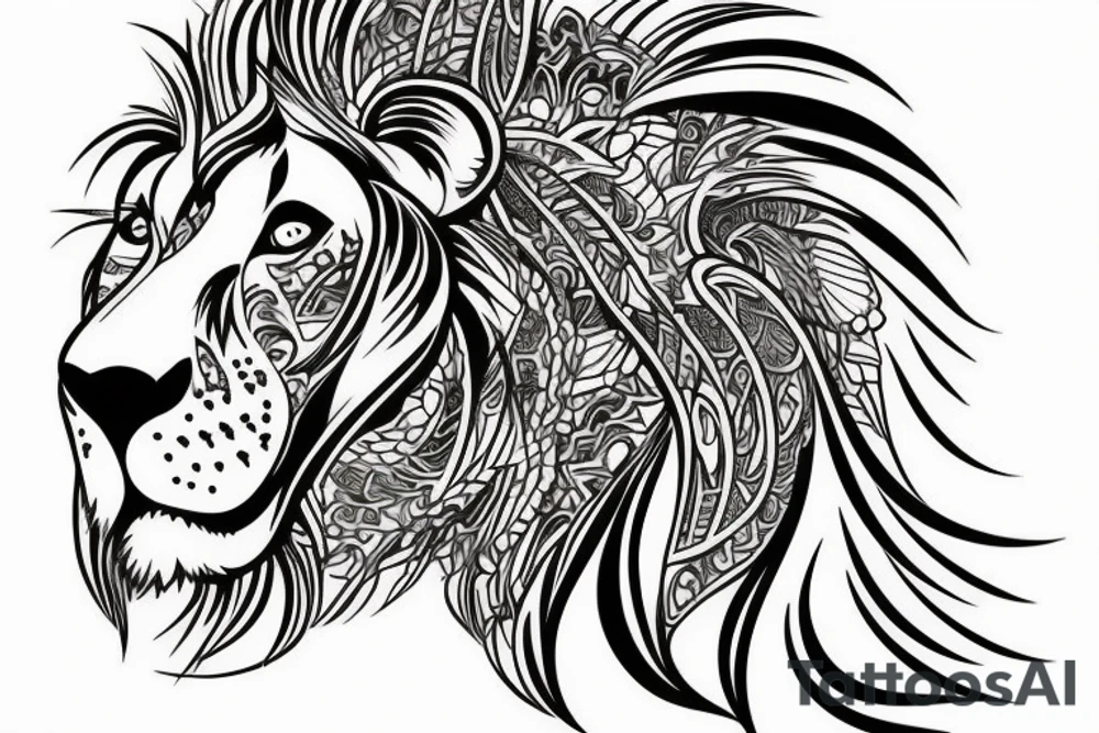 Lion tatto tattoo idea