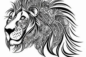 Lion tatto tattoo idea