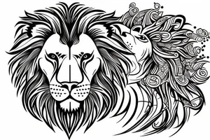 Lion tatto tattoo idea
