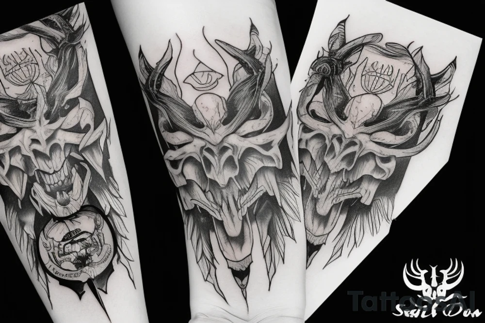 Satan tattoo idea