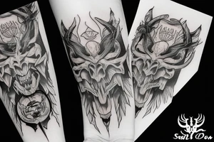 Satan tattoo idea