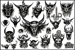 Satan tattoo idea