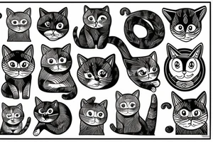 Cat and car tattoo idea