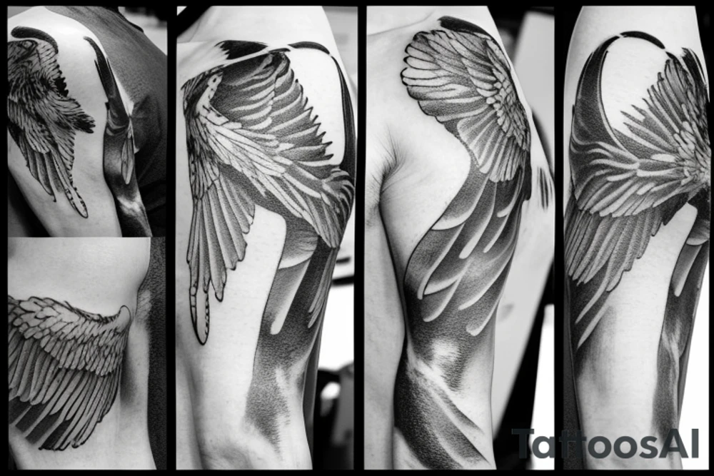 Falling icarus tattoo idea