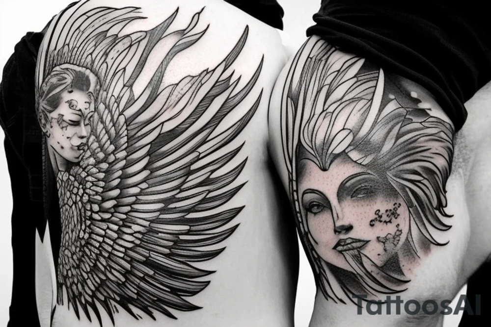 Icarus tattoo idea