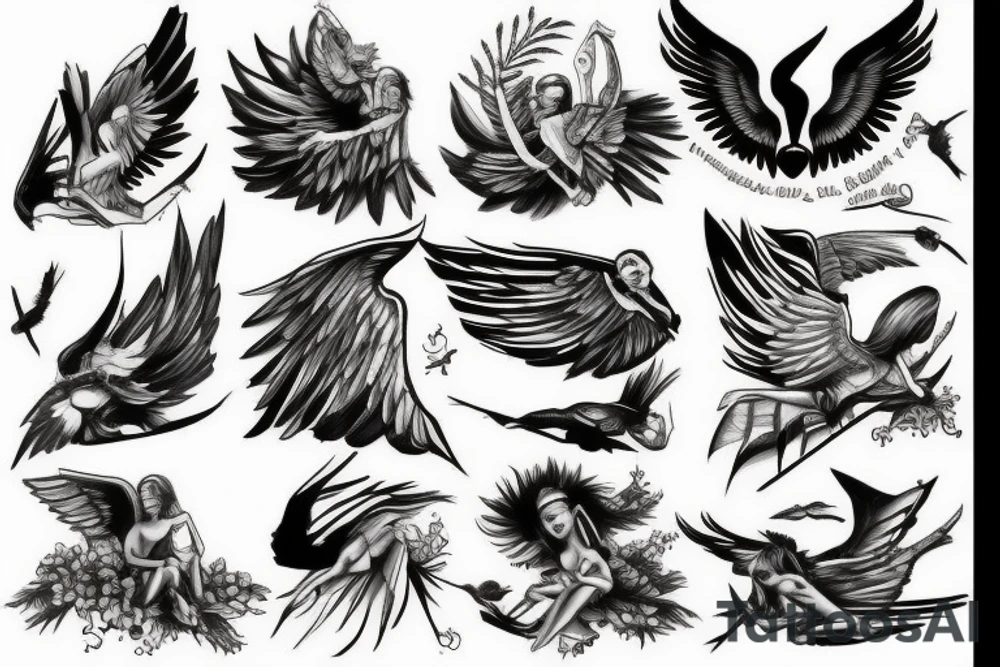 Icarus tattoo idea
