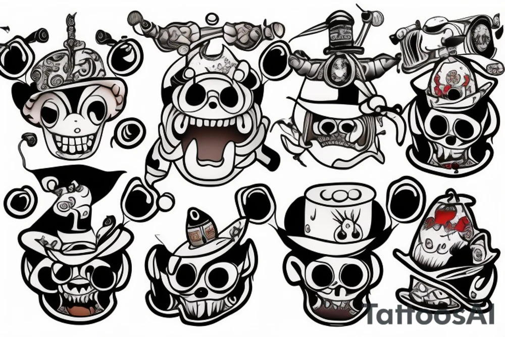 tony chopper evil tattoo idea