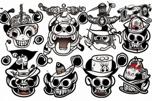 tony chopper evil tattoo idea
