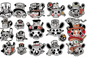 tony chopper evil tattoo idea