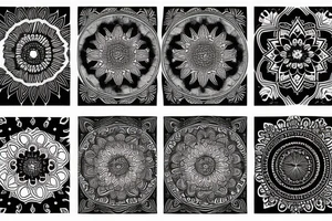 Dark mandala tattoo idea