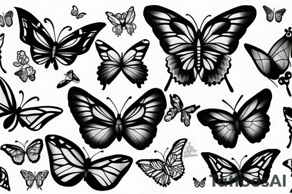 butterfly tattoo idea